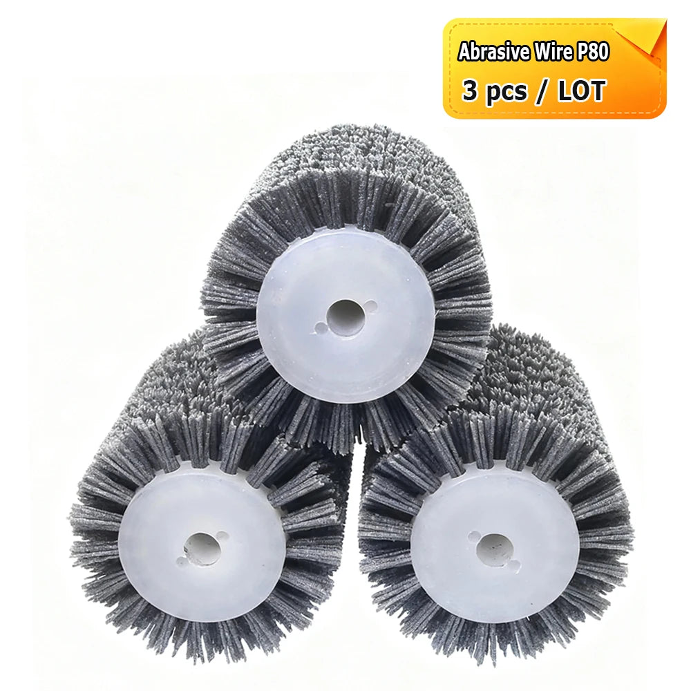 100x120x13mm Polishing Wheel Brushes 9741 Polisher Tools Abrasive Wire, Steel Wire, Sisal, Horsehair for Wood Metal Finish