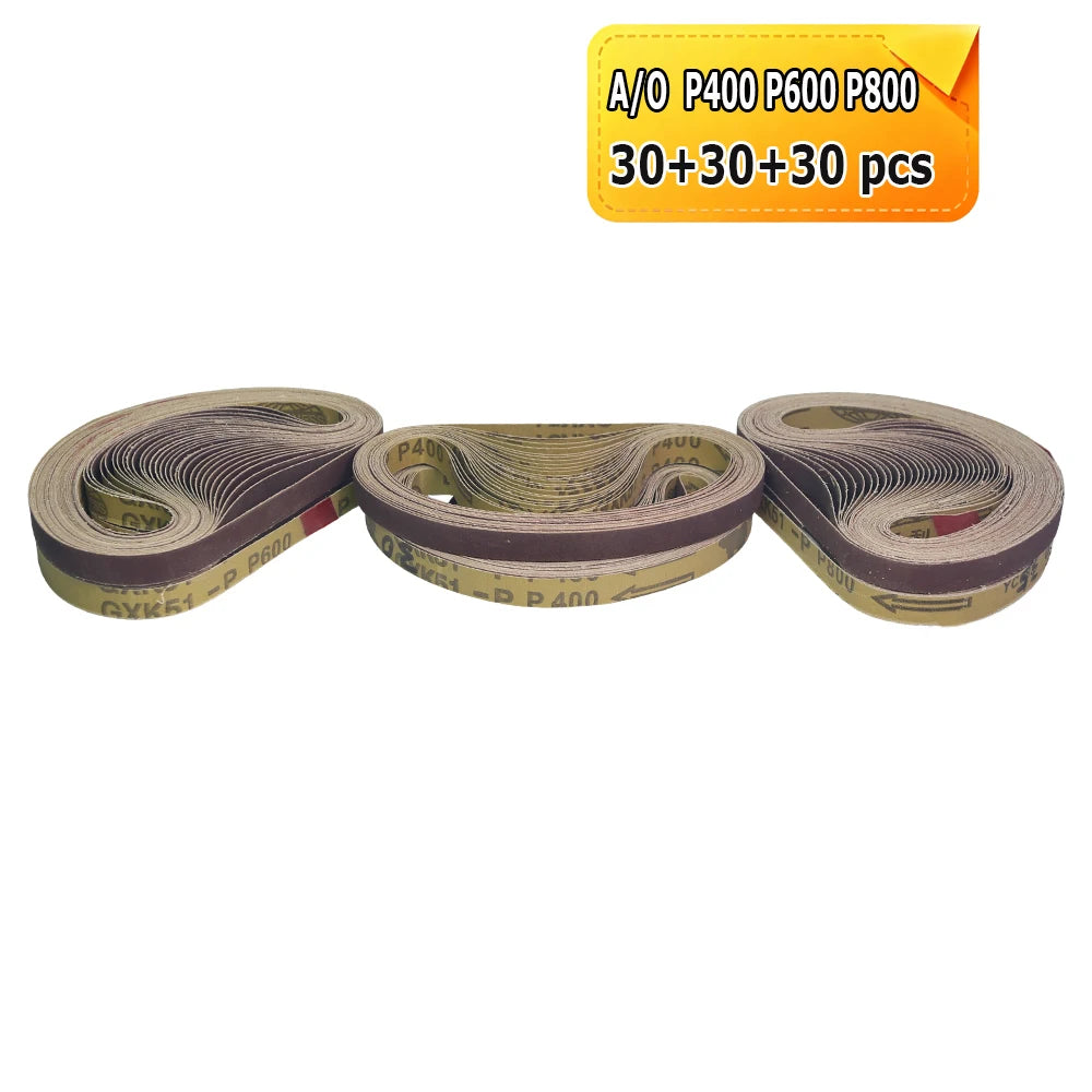 1/2 x 18" Sanding Belt 457x13mm Abrasive Grinding Belts Zirconia P40 - Aluminum Oxide P1200, A3 - A65, Non-woven Nylon Fiber
