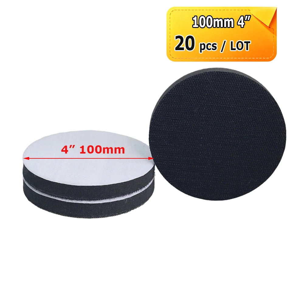 2" - 7" Sponge Cushion Buffer Back Disc for Air Sander Backing Pad