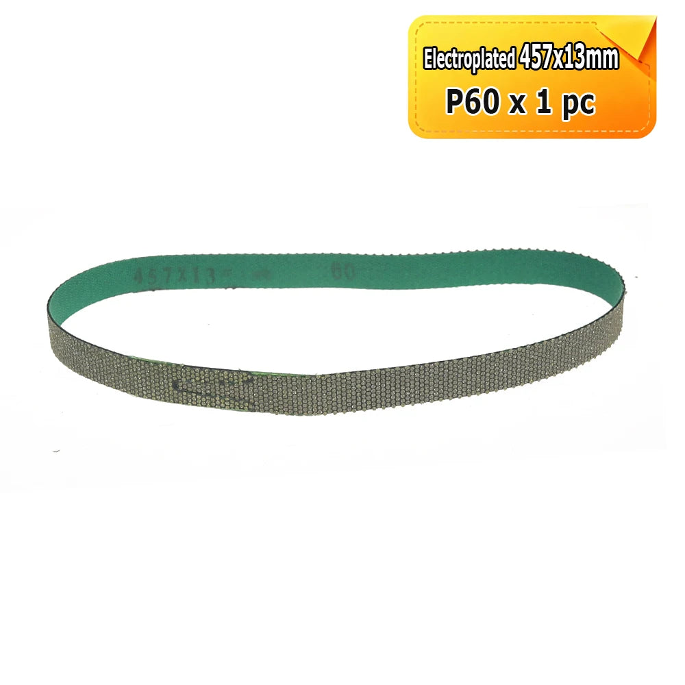 1 piece 1/2"x18" Diamond Sanding Belt 457x13mm Abrasive Band P60-P3000 for Stone Glass Finish