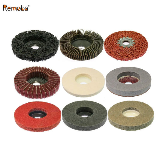 4“/100mm Abrasive Flap Discs Angle Grinder Grinding Wheels for Metal Stone Glass Deburring Polishing