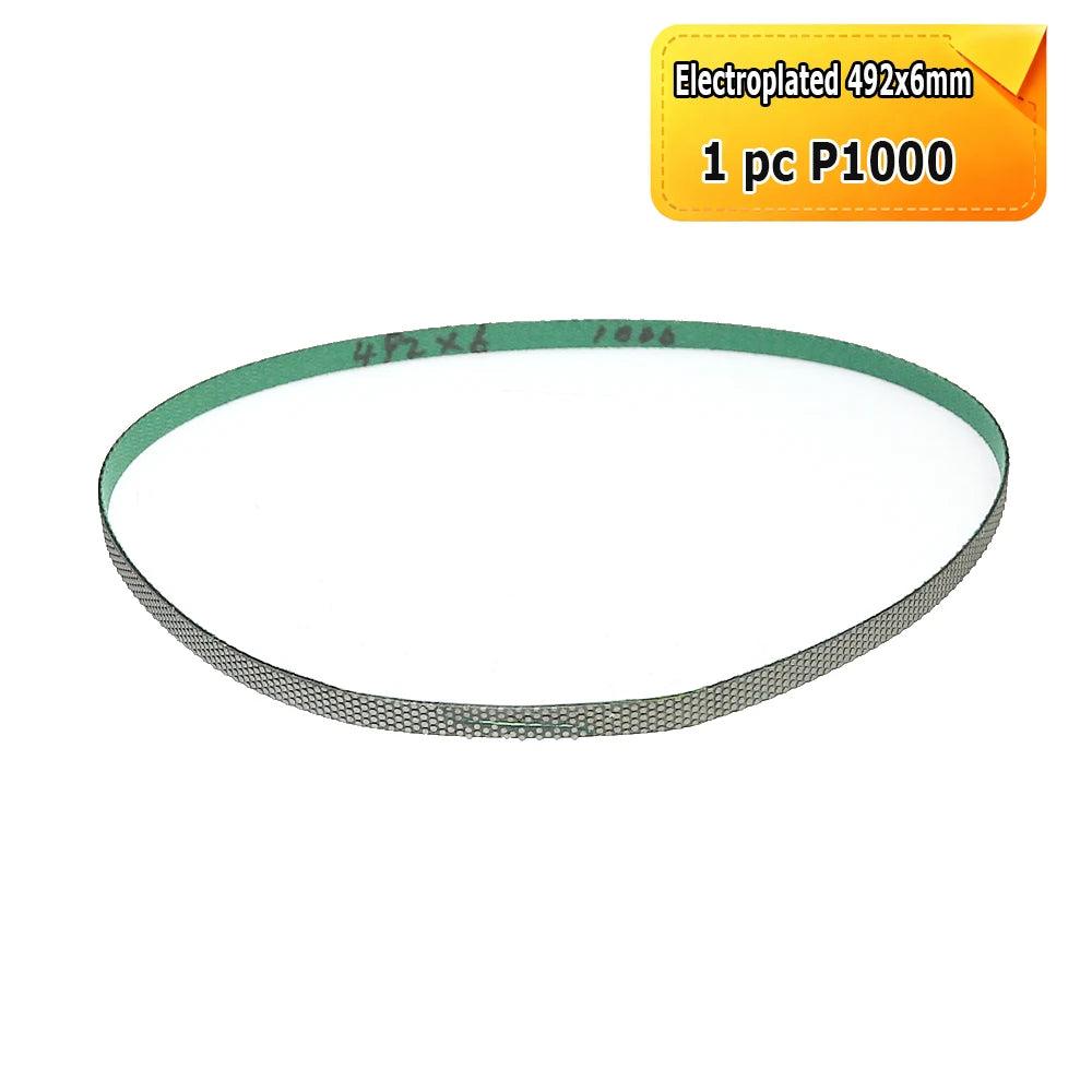 1 piece 492x6mm Diamond Abrasive Sanding Belt P200 P400 P600 P1000 P1200 P1500 P2000 P3000 for Hard Material Polishing