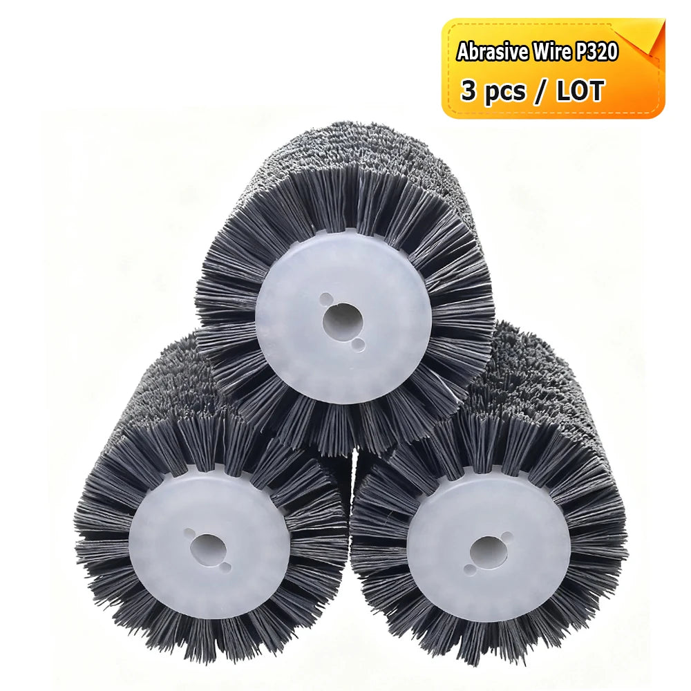 100x120x13mm Polishing Wheel Brushes 9741 Polisher Tools Abrasive Wire, Steel Wire, Sisal, Horsehair for Wood Metal Finish