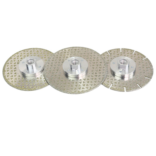 4.5"/5"*M14 Starry Sky Electroplated Diamond Cutting Disc Ultra Sharp Saw Blade for Ceramic Tile Marble Granite Concrete Brick
